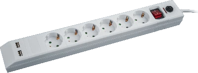 Фильтр сетевой NSP-USB-06-180-ESC-3x1 6 гнезд (1.8м)
