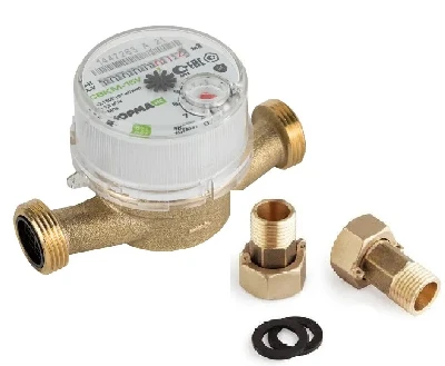 Счетчик универсальный 1/2' 110 мм с комплектом    присоединения с ОК СВКМ-15У