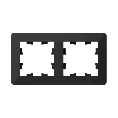 ATLASDESIGN AIR 2-постовая РАМКА, КАРБОН/дымчатый черный