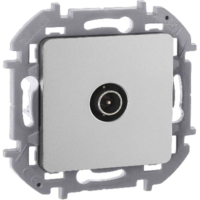 Розетка TV оконечная 10 дБ 5 862 мГц INSPIRIA алюминий