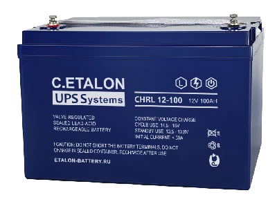 Аккумулятор C.ETALON CHRL 12В 100 А/ч