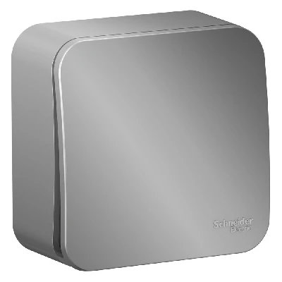 BLANCA  одноклавишный выключатель наружный  (cх.1), 10A, 250B, алюминий