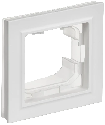 BRITE Рамка 1-местная IP44 РУ-1-БрАБ-44 арктический белый IEK