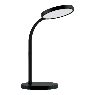 Светильник светодиодный настольный 8 Вт 500 лм 4000К AC 220 В Черный IP20 Пластик гибкая стойка сенсорное управление яркости освещения USB зарядка телефона Qplus