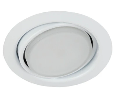 Светильник встраиваемый KL35 А WH /1 под лампу Gx53 поворотный 220V 13W белый (80/960)