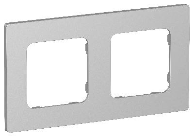 FLITE CLASSIC Рамка 2-местная РУ-2-К-ФлА алюминий IEK