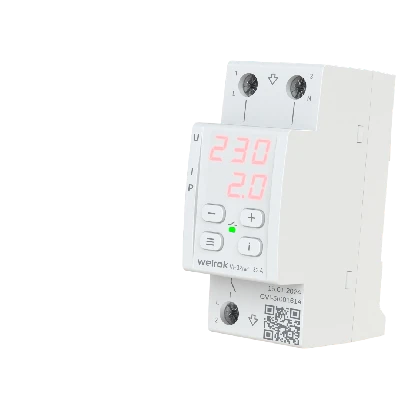 Реле напряжения c контролем тока Welrok VI-32 red