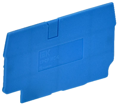 ARMAFIX Заглушка для колодки клеммной CP 10мм2 синяя IEK