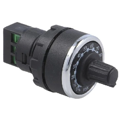 Потенциометр однооборотный сопротивление 5 кОМ металлокерамика, B 250 В AC, 4А, IP65