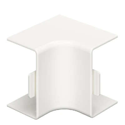 Крышка внутреннего угла кабельного канала WDK 25x40 мм (ПВХ, белый)