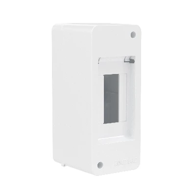 Щит 2 модуля настенный FRAME, белый, без дверцы