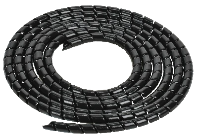 Спираль монтажная СП-09 черная (2м/упак) IEK