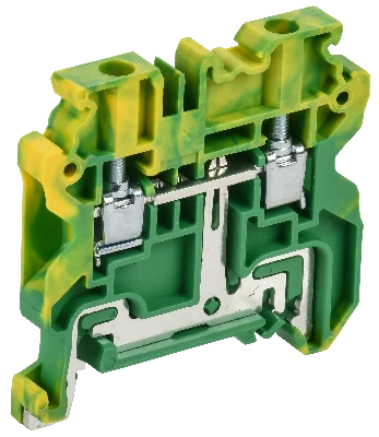 ARMAFIX Колодка клеммная CY4 PE винтовая 4мм2 проходная заземляющая Ex IEK