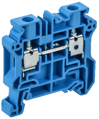 ARMAFIX Колодка клеммная CY6BU винтовая 6мм2 проходная синяя Ex IEK