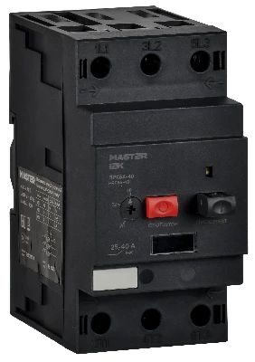 Выключатель защиты двигателя ПРК64-40 In=40A Ir=25-40A Ue 660В