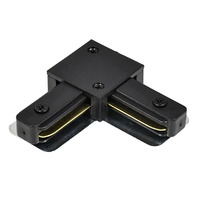 Коннектор угловой черный для шинопровода CAB1007