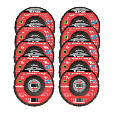 Круг лепестковый торцевой, P 80, 125 х 22,2 мм