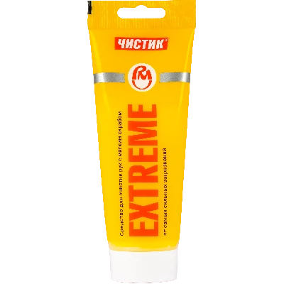 Средство для очистки рук ЭКСТРИМ Чистик, 200мл туба с европодвесом