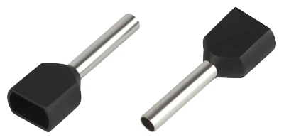 Наконечник-гильза с изолированным фланцем (упаковка 10 шт.) NO-225-14 (двойной) НШвИ(2) 1,5-12