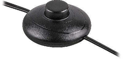 Шнур сетевой с ножным выключателем пластик, черный