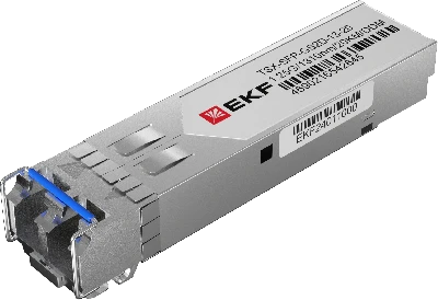 Модуль, оптический трансивер SFP 1,25Гбит двойное одномодовое оптоволокно 1310нм дальность 20км TSX