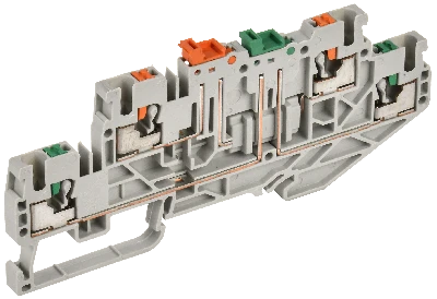 Колодка клеммная CP-ML 2 ур. нож. разм. 2,5мм2 серая IEK