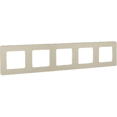 Рамка 5 постов INSPIRIA слоновая кость