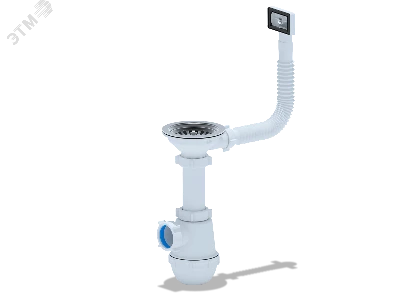 Сифон для мойки АНИ Грот 3 1/2' x 40 с переливом