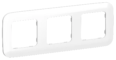 FLITE ARTISTIC Рамка 3-местная РУ-3-А-ФлБ белый IEK