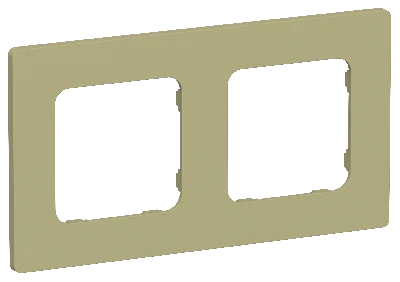 FLITE CLASSIC Рамка 2-местная РУ-2-К-ФлО оливковый IEK