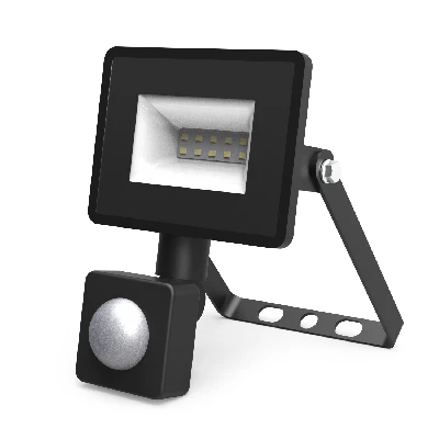 Прожектор светодиодный ДО 10 Вт 950 лм 6500К AC 220В IP65 135х93х40мм с датчиком движения Elementary-S Gauss