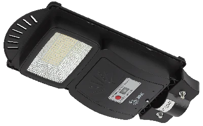 Светильник консольный на солнечной батарее, SMD, 20W, с датчиком движения, ПДУ, 400 lm, 5000К, IP65