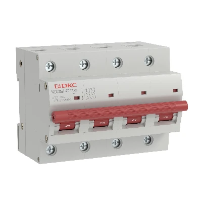 Выключатель автоматический модульный YON max типа MD125H, 10кА, 4 полюса, хар-ка C, 100А