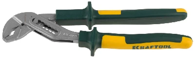 Клещи ''KRAFT-MAX'', переставные, Cr-Mo, маслобензост двухкомп рукоятки, шарнирное соединение с повыш износост, 250мм,