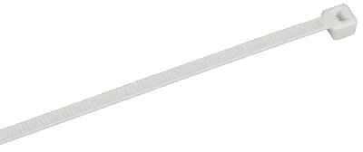 Хомут P6.6 самозатухающий белый 3,6х200мм IEK