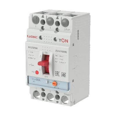 Выключатель автоматический YON MGS125 3P 64-80A 25kA