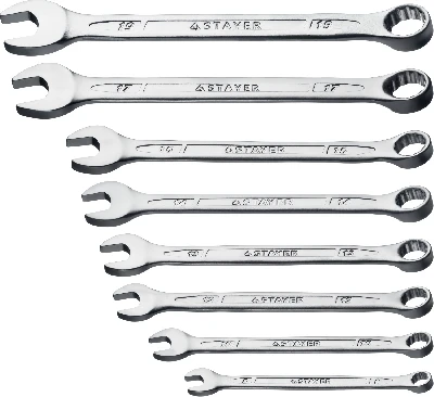 Набор комбинированных гаечных ключей 8 - 19 мм