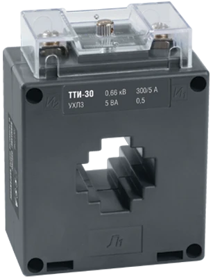 Трансформатор тока ТТИ-30 300/5А 5ВА класс 0,5S МПИ08 IEK