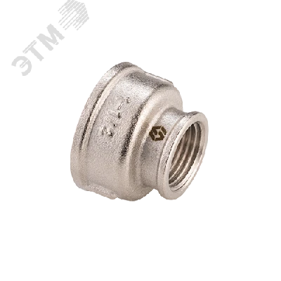 Муфта ВВ 3/4'х1/2' переходная, никелированная