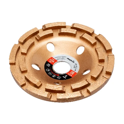 Чашка алмазная зачистная, 125 мм, Двухрядная