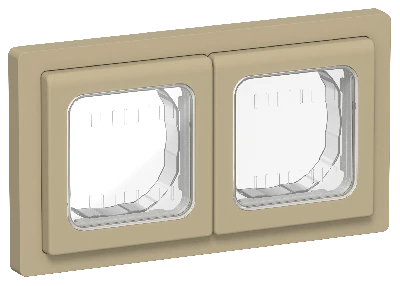 FLITE Рамка 2-местная IP55 Рпро-2-55-ФлХ хаки IEK