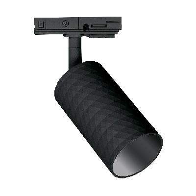 Светильник светодиодный трековый на шинопровод до 50W ДПО-50Вт черный под лампу GU10 Jazzway