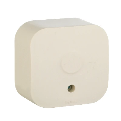 Вывод кабеля для открытой установки слоновая кость QUTEO