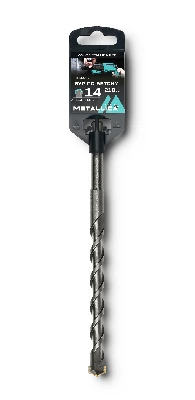 Бур по бетону SDS-plus 14 х210/150 мм, напайка с центром, 2 спирали