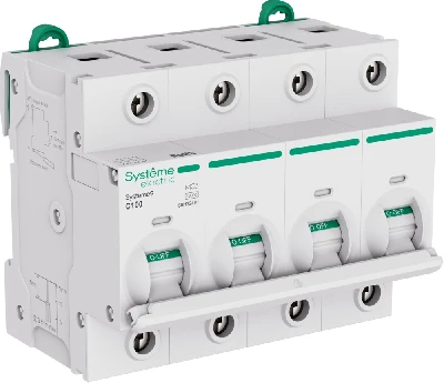 Автоматический выключатель (АВ) 27мм C 100A 4P 10 kA 400В Systeme9