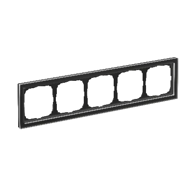 ARTGALLERY PURE 5-постовая РАМКА, ОРГАНИЧЕСКОЕ СТЕКЛО ЧЕРНЫЙ