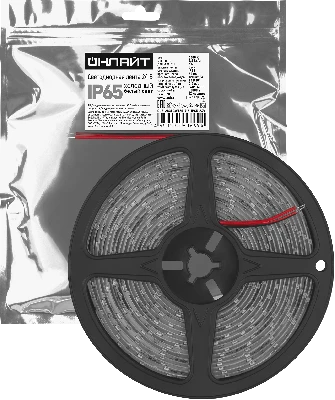 Лента светодиодная 9.6Вт/м 24В 6000К IP65 120 LED/м OLS-2835 5м