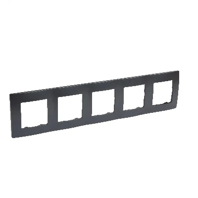 ETIKA Рамка 5 постов антрацит