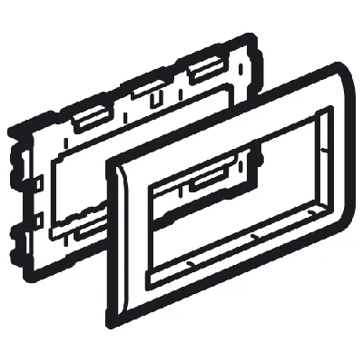 Суппорт 6 модулей MOSAIC для крышки 110мм