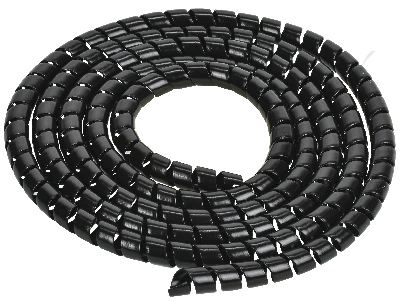 Спираль монтажная СП-12 черная (2м/упак) IEK